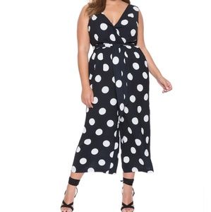 Studio Printed Wrap Jumpsuit, Eloquii